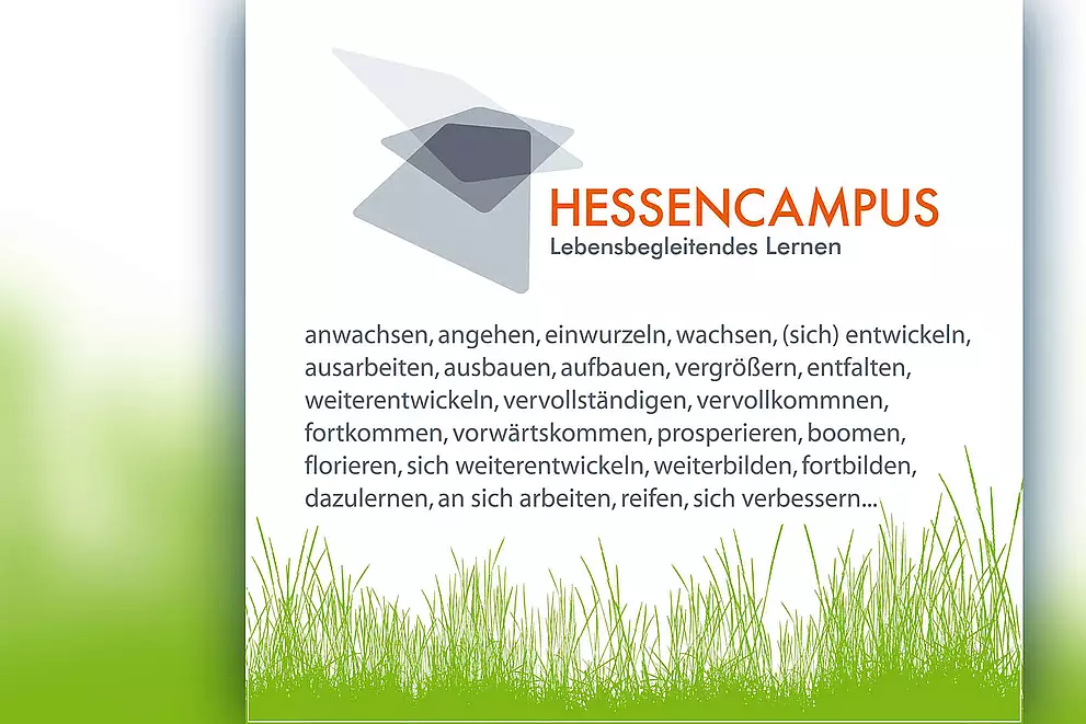 Grafikbanner der Ausstellung zum Thema wachsen.