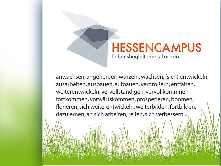 Grafikbanner der Ausstellung zum Thema wachsen.